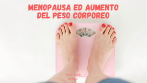 Menopausa ed aumento del peso corporeo